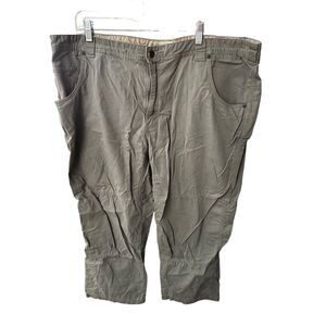 Cabela's Casuals Pants Mens Size 44x30 Beige Utility  Camping Hiking Canvas